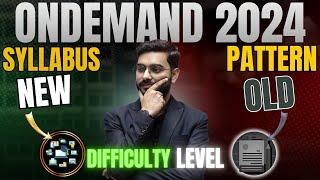 NIOS ONDEMAND 2024 SYLLABUS Confusion  | PE & TMA Chapters weightage | Easy/Hard | Questions Pattern