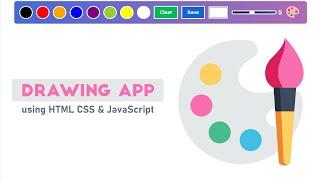 Build a Drawing App using HTML CSS & JavaScript