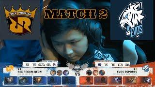 RRQ VS EVOS MATCH 2  - MPL SEASON 4 WEEK 8 - GUSION  XIN NGAMUK- MLBB