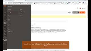 How to insert new products via widget in Sirena Magento theme