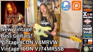 Introducing The Vintage ICON Basses - V4MRVW + VJ74MRSSB