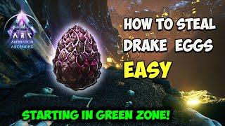 ARK: How To EASILY Get Your First Rock Drake Egg in Aberration Ascended | Quick & Safe ROUTE!