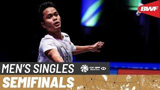 YONEX All England Terbuka 2024 | Anthony Sinisuka Ginting (INA) [5] vs.Christo Popov (FRA) | SF