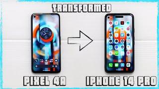 Google Pixel 4a: Transformed into iPhone 14 pro | Let the magic Happen !