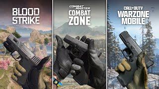 Blood Strike vs Combat Master: Combat Zone vs Warzone Mobile Comparison