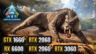 ARK: Survival Ascended || GTX 1660 Super || RTX 2060 || RTX 2060 Super || RX 6600 || RTX 3060