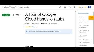 A Tour of Google Cloud Hands-on Labs || #qwiklabs || #GSP282 || Lab Solution || 2 min solution