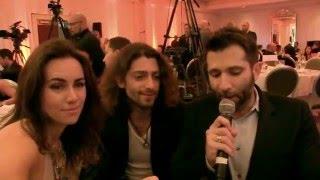 Joe Stapleton chats with Liv Boeree & Igor Kurganov at the American Poker Awards