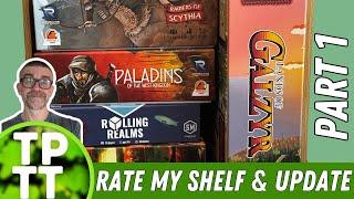 RATE MY SHELF & UPDATE | PART 1