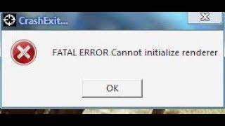 fatal error cannot initialize renderer sniper ghost warrior| Mobile Softwear |