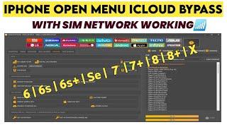 iphone 7 open menu icloud bypass unlocktool || iphone 6 to iphone x open menu icloud bypass 2023