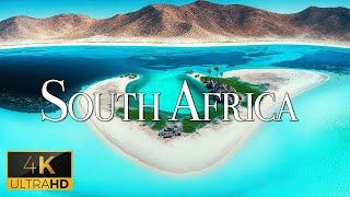 FLYING OVER SOUTH AFRICA (4K Video UHD) - Relaxing Music With Beautiful Nature Video For Relaxation