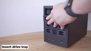 4 Bay 2.5" and 3.5" SATA Hard Drive External USB 3.0 and eSATA Hard Drive Enclosure SYBA SY-ENC50104