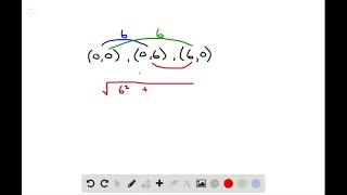 The vertices of a right triangle are (0,0),(0,6), and (6, 0). What is the length of the hypotenuse?…