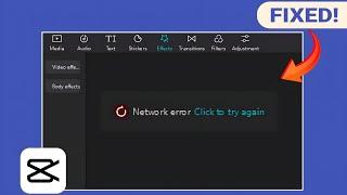 Fix Capcut Network Error on PC 2024 | Capcut Network Problem