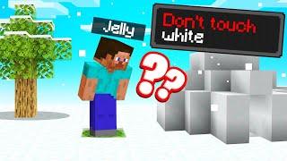 If You Touch White You DIE In Minecraft…