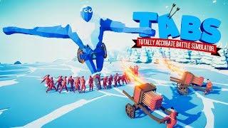 Dynasty Faction Destroys The Secret Ice Giant in Totally Accurate Battle Simulator (TABS)
