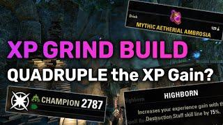 HOW TO GET Almost 400% MORE XP - Grind Build for ESO, nBRP | The Elder Scrolls Online - 2022