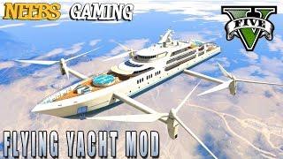 GTA 5 MODS - FLYING YACHT - MASSACRE MODE - FUNNY VEHICLES MOD (Grand Theft Auto Gameplay Video)