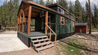 Montana Tiny Home Reveal! Also we had a surprise guest, check out link below!