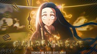 Demon Slayer "Nezuko Conquers The Sun" - Golden Hour「Edit/AMV」Alight Motion Free Projects file