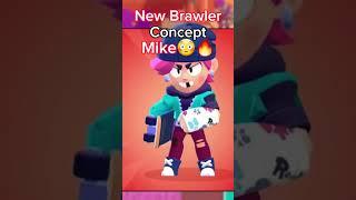 New Brawler Concept MIKE #brawlstars #concept #supercell