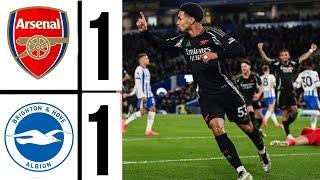 Arsenal vs Brighton 1-1 HIGHLIGHTS | Arsenal - Brighton Premier League Highlights & Goals 2025