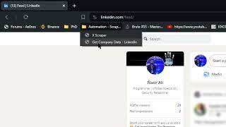 Automating LinkedIn URL Redirection:  Extracting Company Details [Test Video]