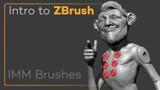 Intro to ZBrush 044 - Use IMM Brushes (Insert Multi Mesh) to kitbash and enhance your models!