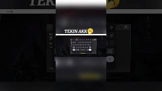 TEKIN AKK#youtubeshorts #pubgmobile #edit #tdm #foryou #trollface #tekinuc #freeuc #tekinakaunt