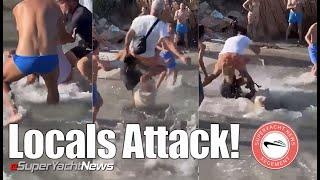 [Full Video] Attack on Yacht Crew in Sardinia | SY News Clips