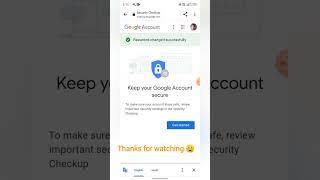 How to fix critical security alert on google account 2023|Gmail password kaise change karen| #shorts