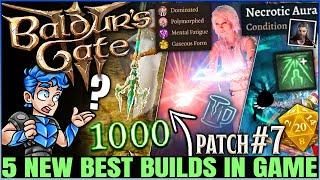 Baldur's Gate 3 - New Update - 5 Best MOST POWERFUL Builds Found - INFINITE Damage & Build Guide!