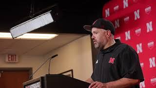 Matt Rhule Press Conference - Illinois at Nebraska