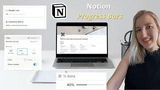 How to use the NEW progress bars in Notion (practical uses)