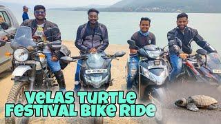 Velas Turtle Festival 2022 | वेळास बीच | Bike Ride | 4K | Vie Go Vlogs