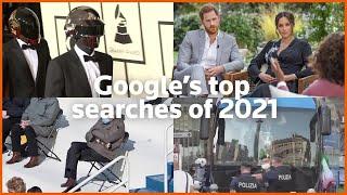 Google’s most popular searches of 2021