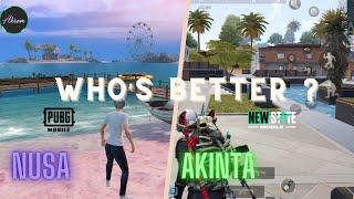 AKINTA Map - NEW STATE MOBILE VS NUSA Map - PUBG MOBILE 4k Comparison | Which is the best ?