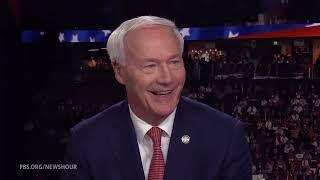 WATCH: Asa Hutchinson does not plan to endorse Trump, says he won't support 'a convicted felon'