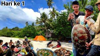 30 Hari Fishing Camp di Pulau tak berpenghuni, Alam bagaikan Surga stok makanan serba ada  #part1