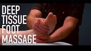 Foot Massage for Tired Aching Feet [ASMR] Deep Tissue | Soft Music