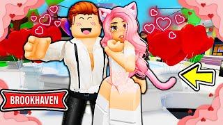 My CRUSH ASKS Me On A VALENTINE DATE ( ROBLOX Brookhaven RP)