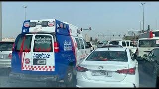 Ambulance coming || Dubai