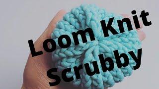 How to Loom Knit a Scrubby