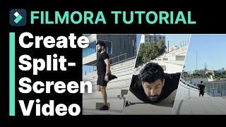 Create Split Screen Video Filmora Tutorial