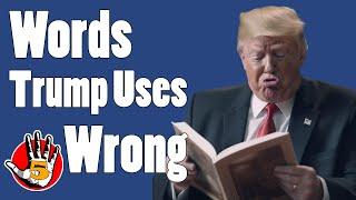 Top 5 Words Trump Uses Wrong | Trump's "BEST" Words!