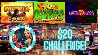 $20 Slot Challenge Method on 3 different slots! Will I walk away a Winner or leave a Loser? #slot