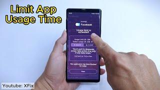 How to Set Time Limits on Apps -  Block App on Android