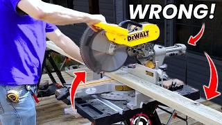 99% of Beginners Don't Know These Miter Saw Mistakes to Avoid!