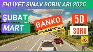 Ehliyet Sınav Soruları 2025 | Şubat, Mart Çıkmış Ehliyet Sorularını Çöz